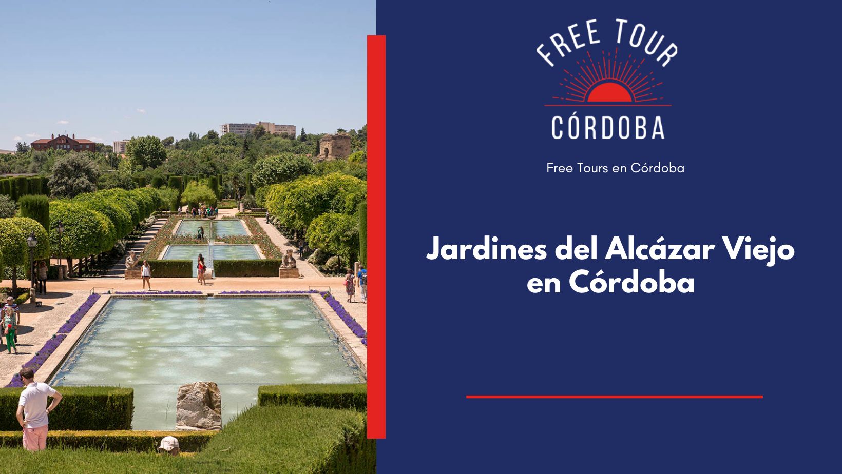 Jardines del Alcázar Viejo en Córdoba